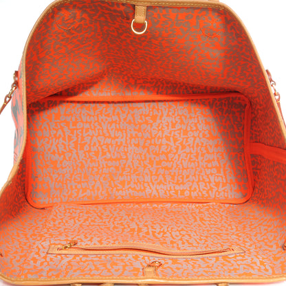 Louis Vuitton Monogram Graffiti Neverfull GM Orange 5 of 7
