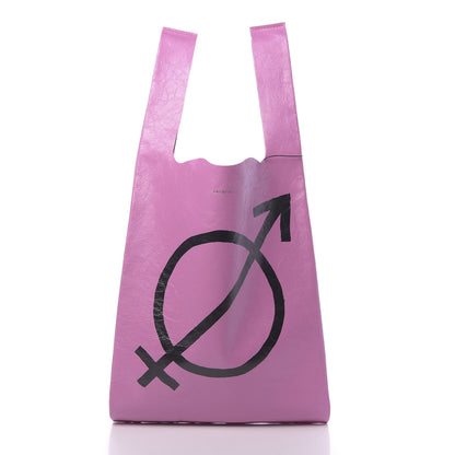 Balenciaga Agneau Arena All Gender M Supermarket Shopper Rose Bonbon 3 of 11