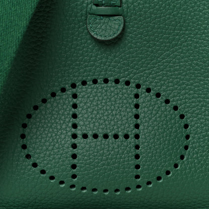 Hermes Taurillon Clemence Evelyne TPM Vert Vertigo 9 of 11