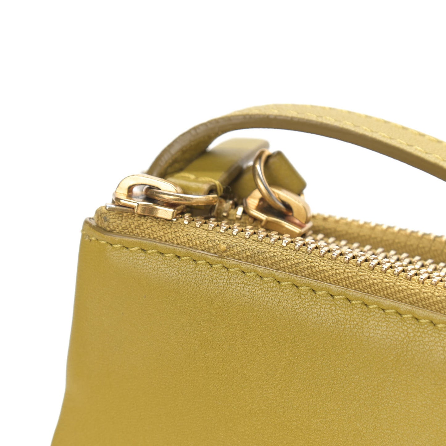 Lambskin Small Trio Crossbody Bag Citron