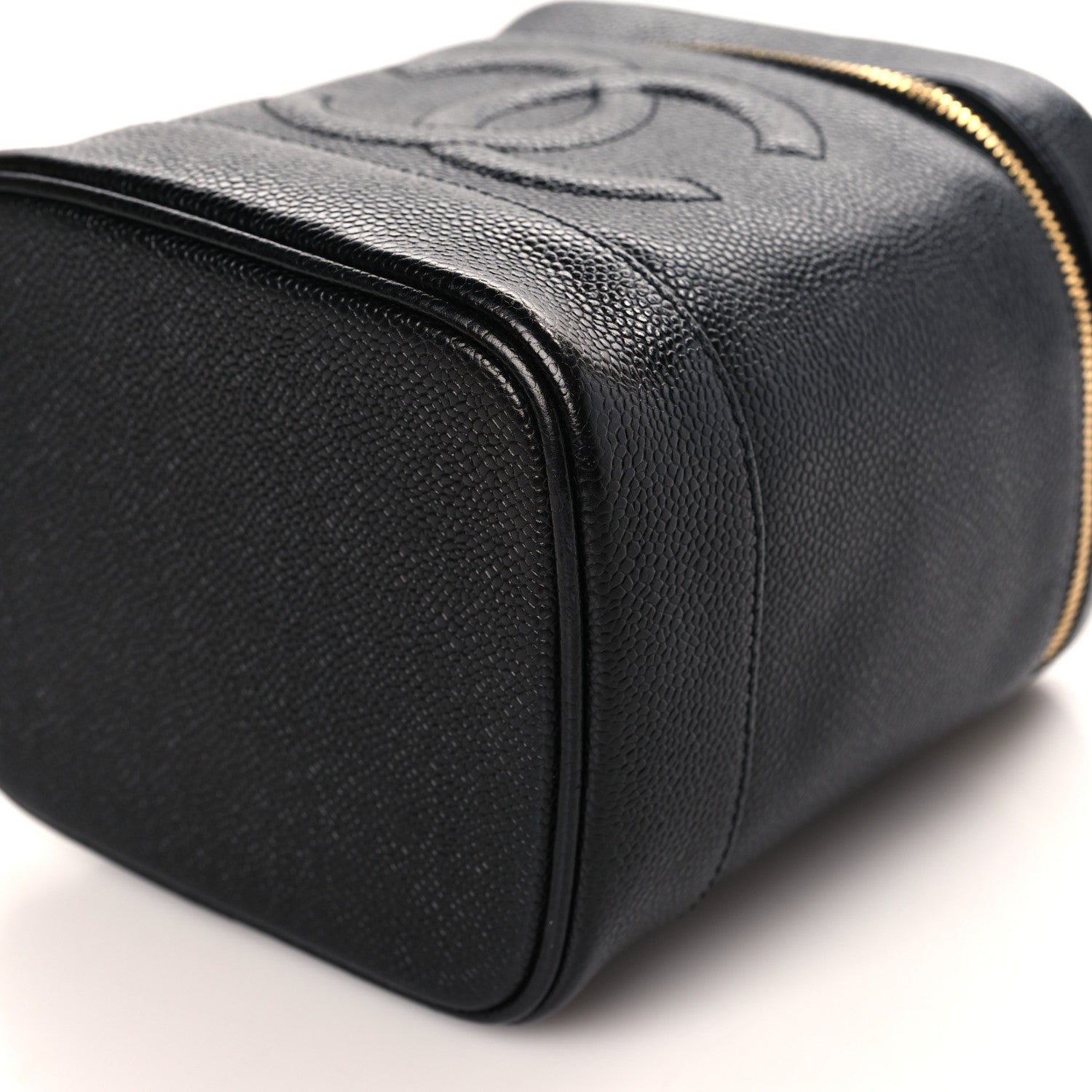 Chanel Caviar Vanity Cosmetic Case Black 9 of 9