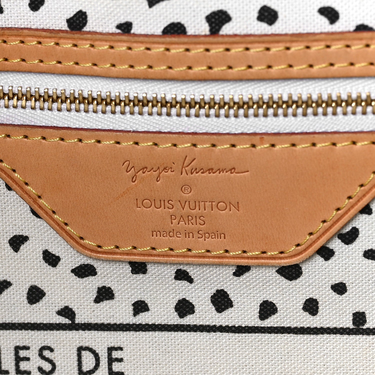 Louis Vuitton Monogram Kusama Waves Neverfull MM White 7 of 9