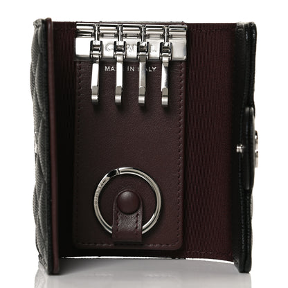 Chanel Caviar Quilted Classic 4 Key Holder Wallet Black 7 of 10