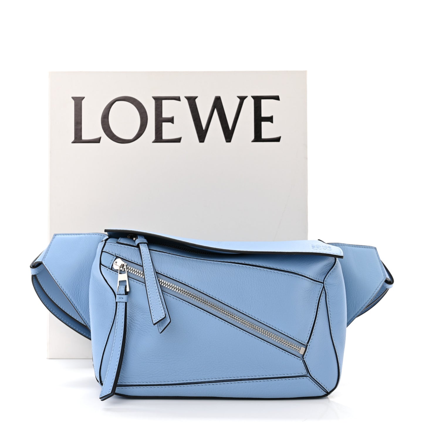 Calfskin Small Puzzle Bumbag Olympic Blue