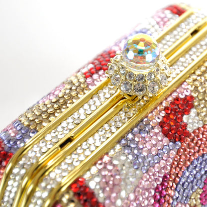 Judith Leiber Swarovski Crystal Swirl Minaudiere 7 of 7