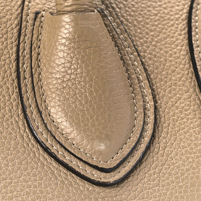 Celine Drummed Calfskin Mini Luggage Dune 11 of 15