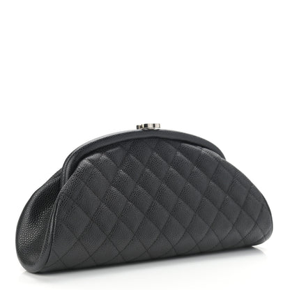 Chanel Caviar Quilted Timeless Clutch Black 3 of 11