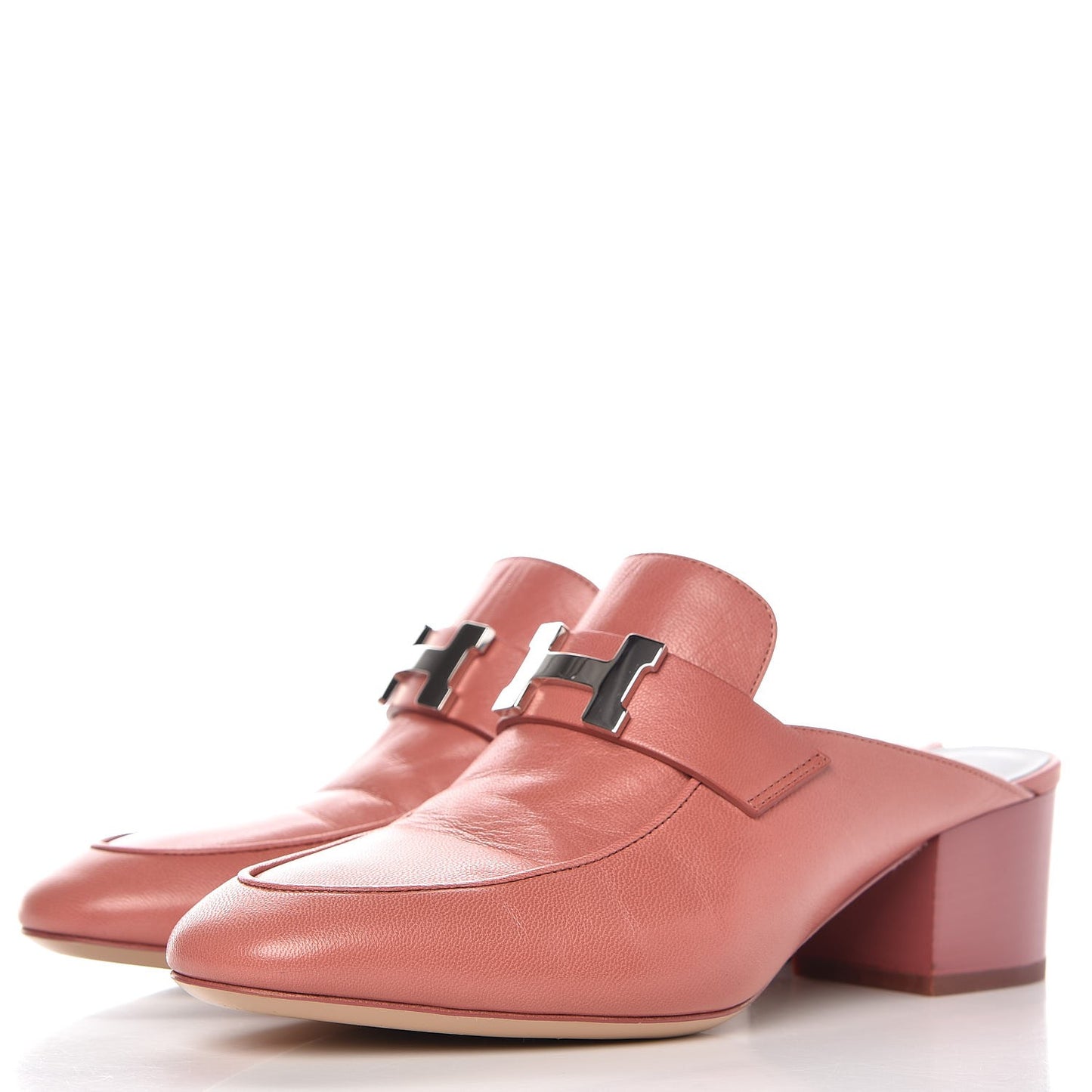 Goatskin Paradis Mules 37 Rouge Blush