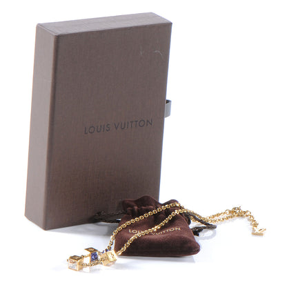 Louis Vuitton Swarovski Gamble Short Necklace Azur 6 of 6