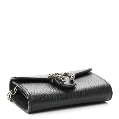 Gucci Calfskin Dionysus Coin Purse Black 4 of 8