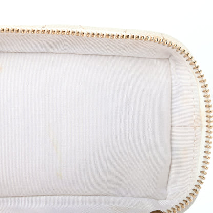 Chanel Caviar Quilted Mini Top Handle Vanity With Chain White 9 of 9