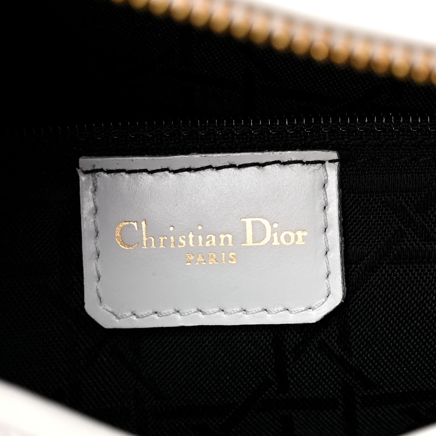 Christian Dior Patent Cannage Large Lady Dior White 6 of 10