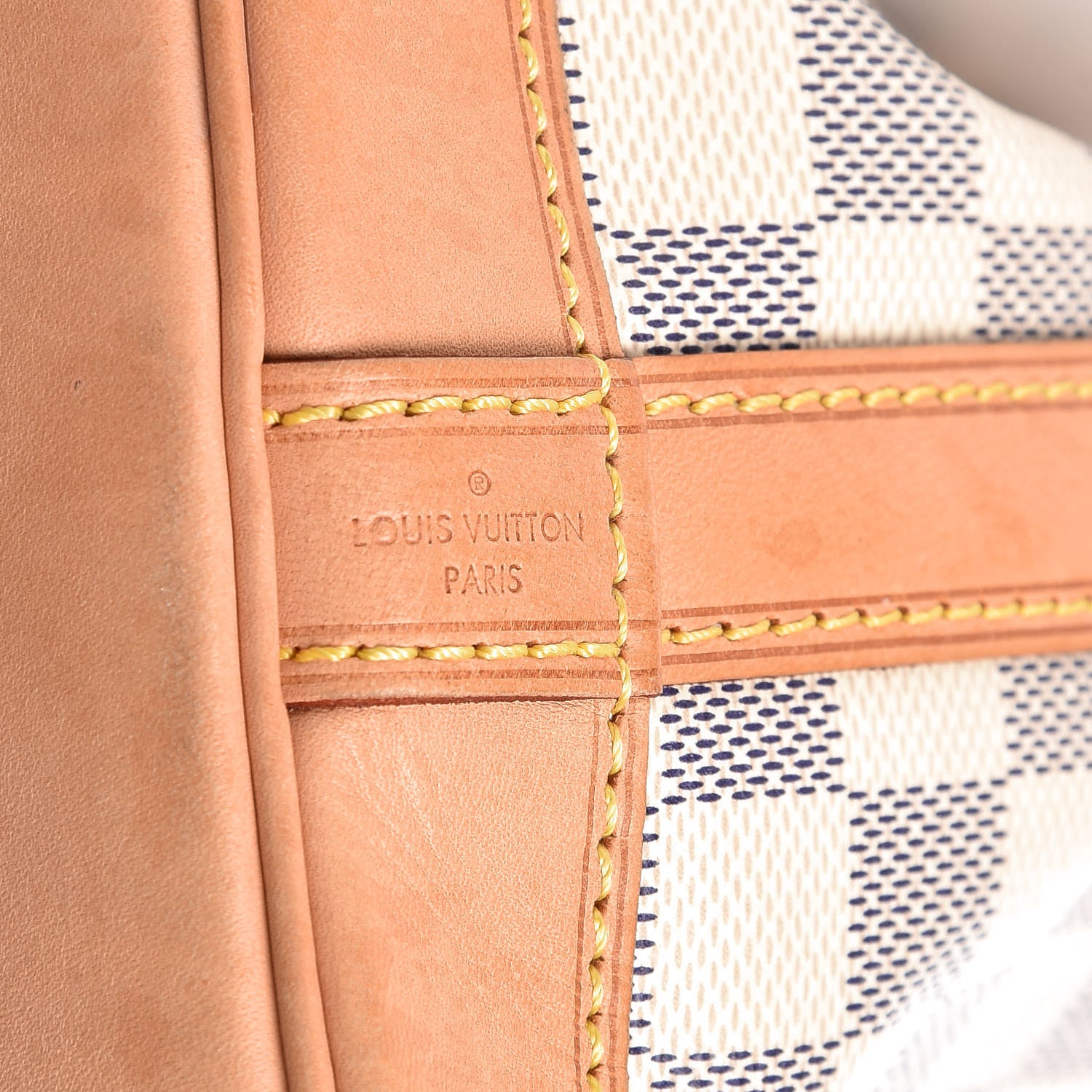 Louis Vuitton Damier Azur Noe BB 7 of 13