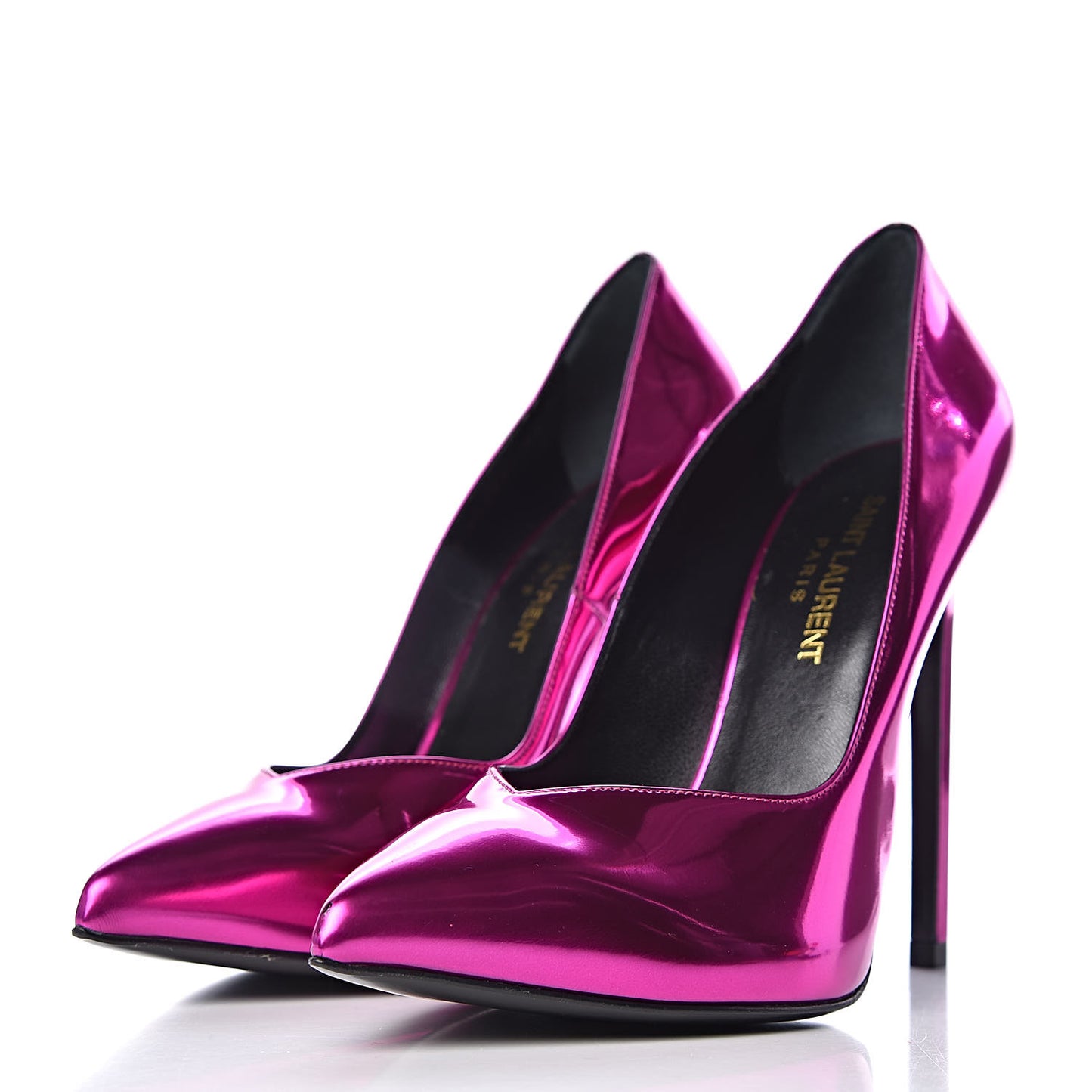 Metallic Patent Paris 105 Pumps 37 Fuchsia