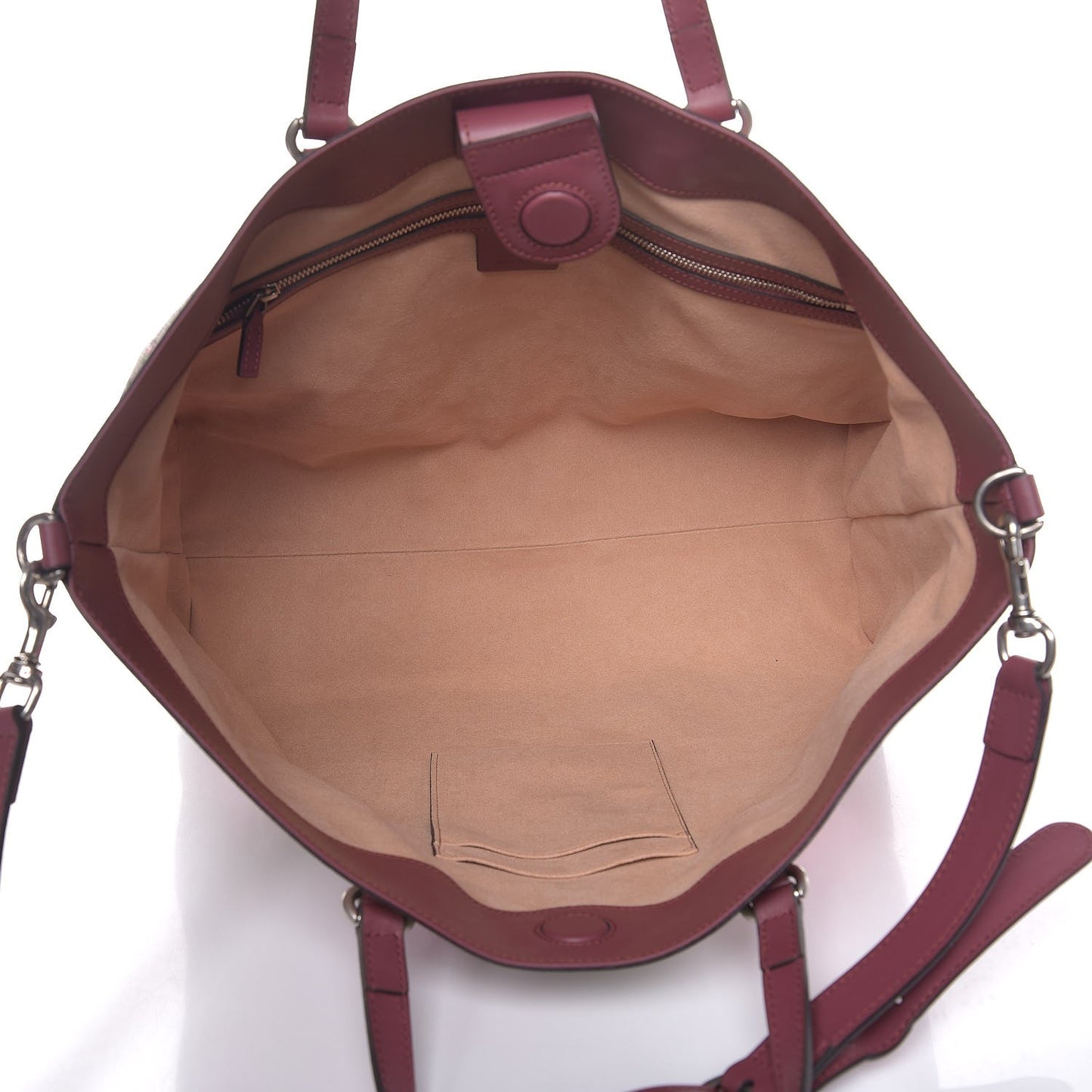Soft GG Supreme Monogram Blooms Medium Crossbody Tote Beige Multicolor Dry Rose