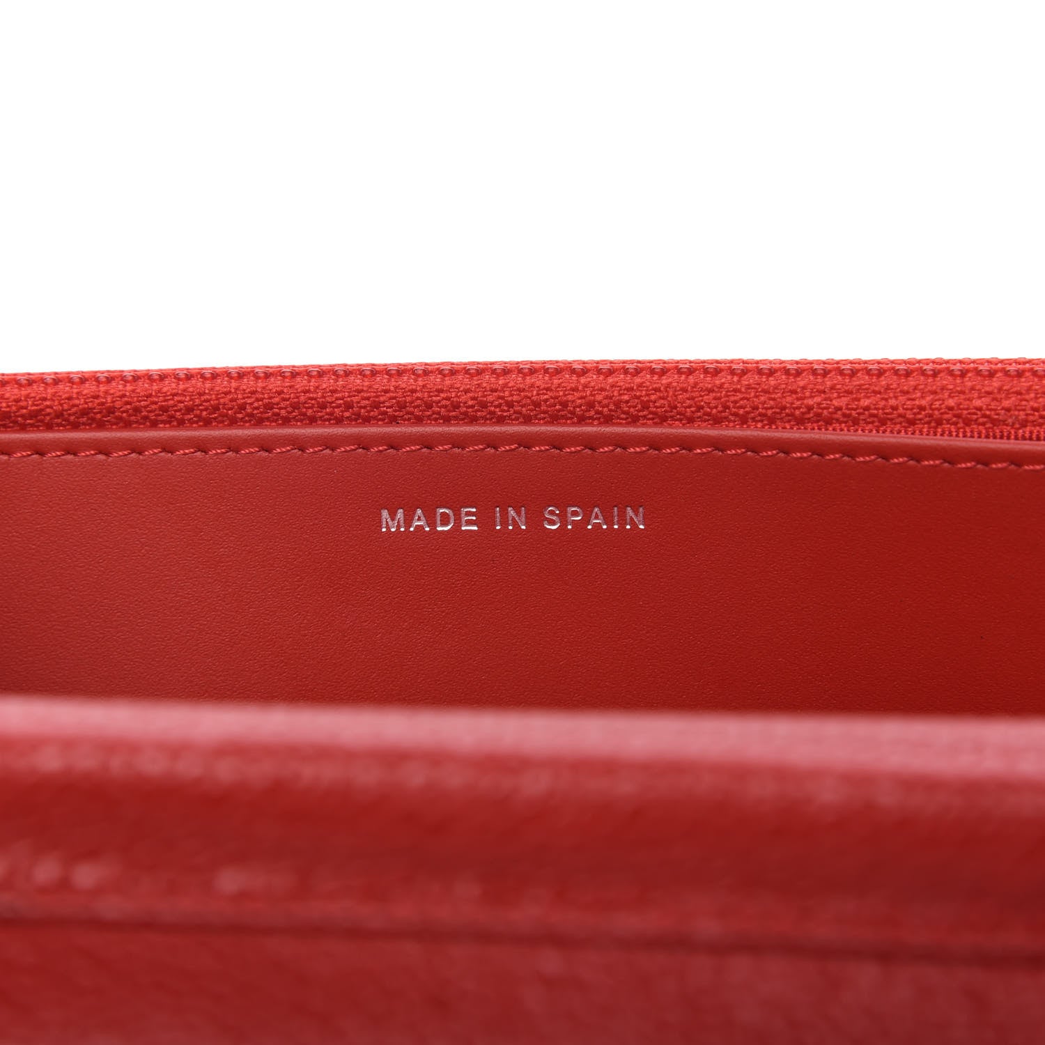 Chanel Caviar Quilted Wallet on Chain WOC Red 9 of 12