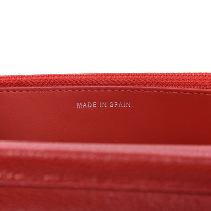 Chanel Caviar Quilted Wallet on Chain WOC Red 9 of 12