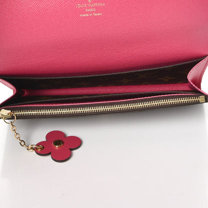 Louis Vuitton Monogram Bloom Flower Emilie Wallet 5 of 10