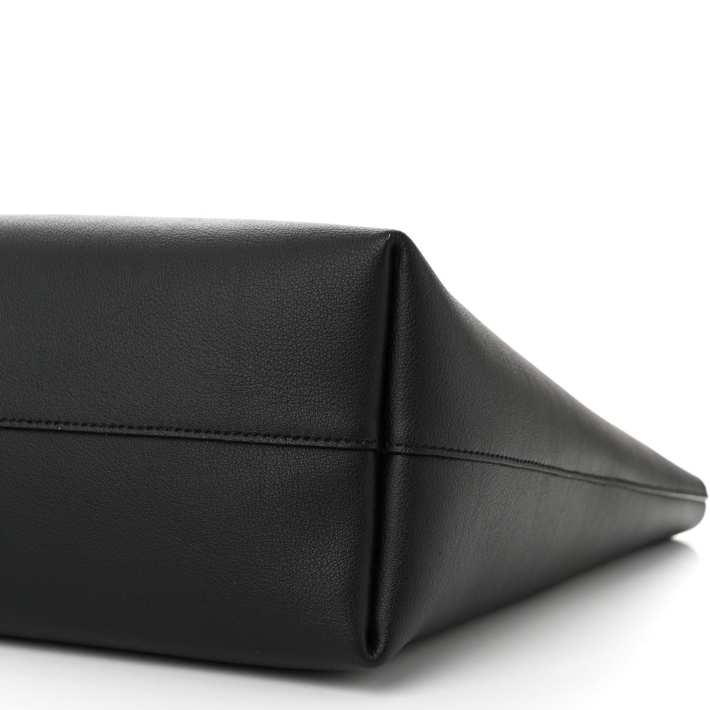 Calfskin Large Shopping Tote Black