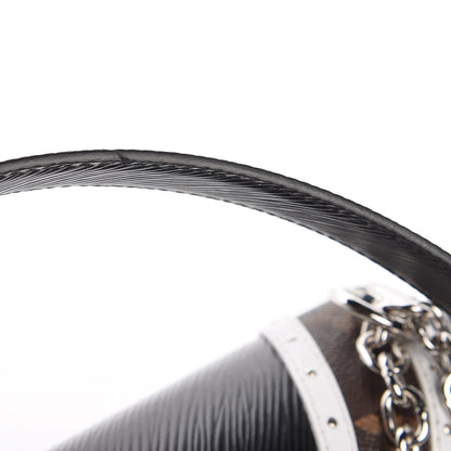 Louis Vuitton Epi Monogram Twist Shoulder Bag MM Black 10 of 19