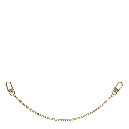 Louis Vuitton Metal Pochette Extender Key Ring Chain Gold 1 of 4