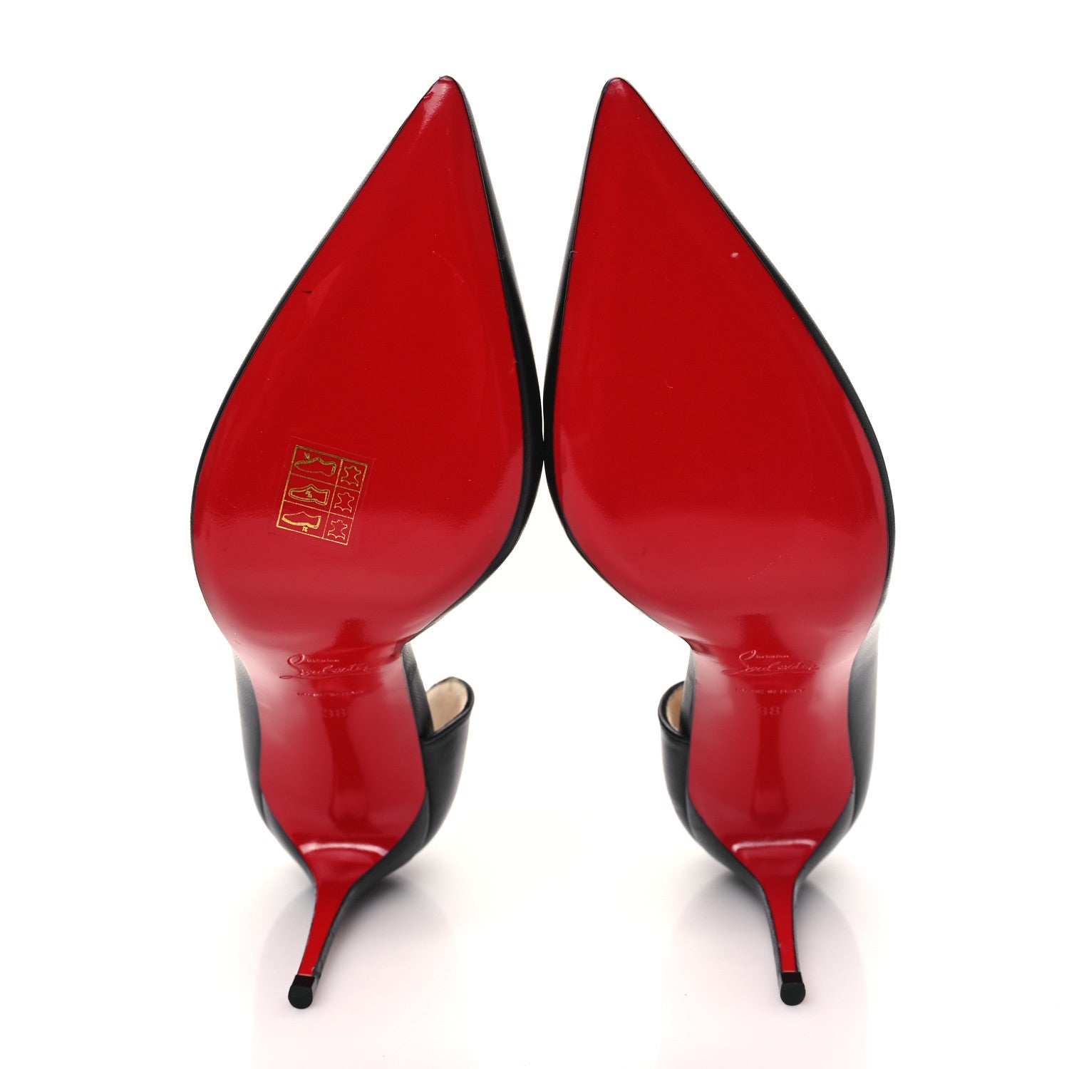 Christian Louboutin Shiny Nappa Iriza 100 Pumps 38 Black 5 of 9