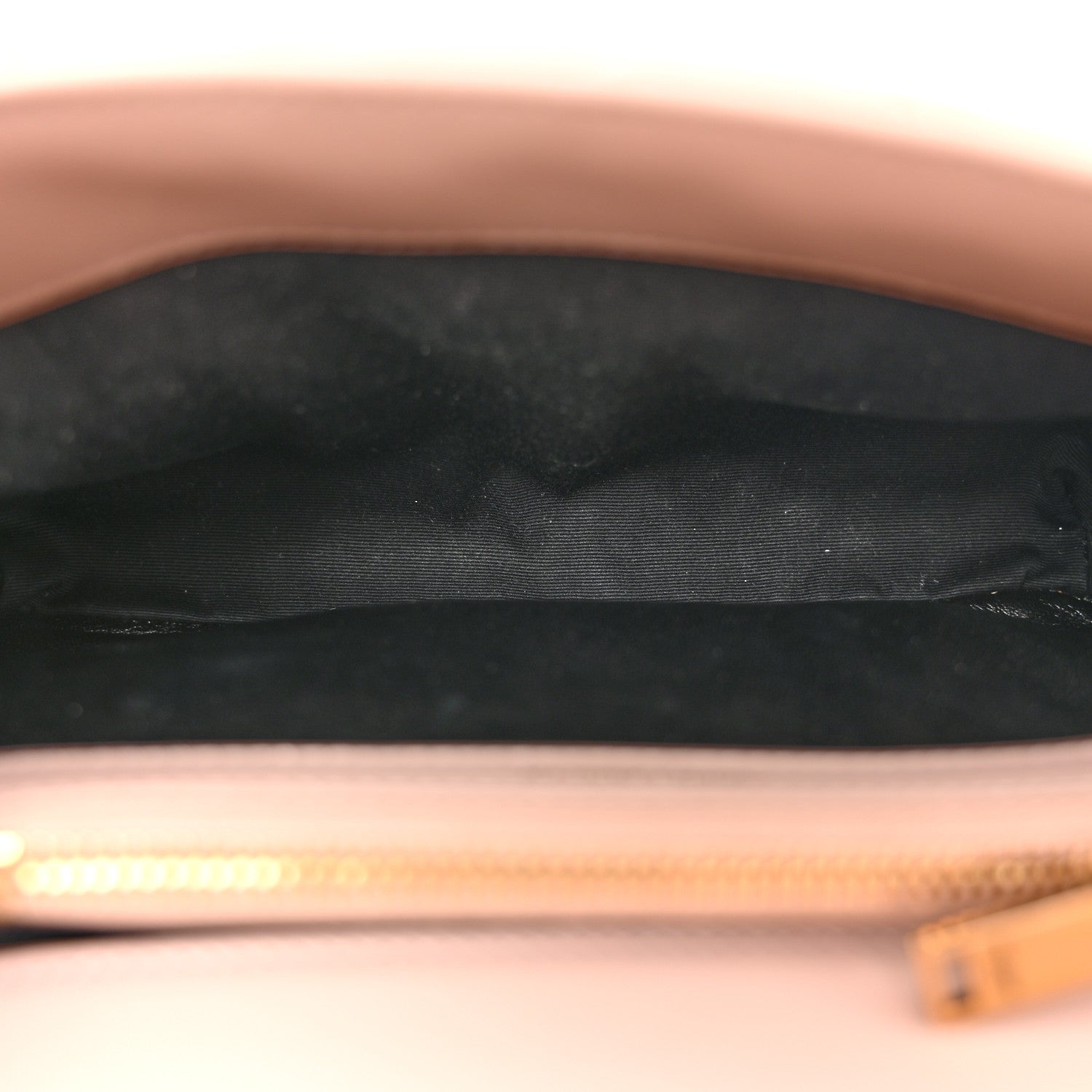 Saint Laurent Calfskin Suede Matelasse Chevron Medium Monogram College Bag Rose Poudre 5 of 16