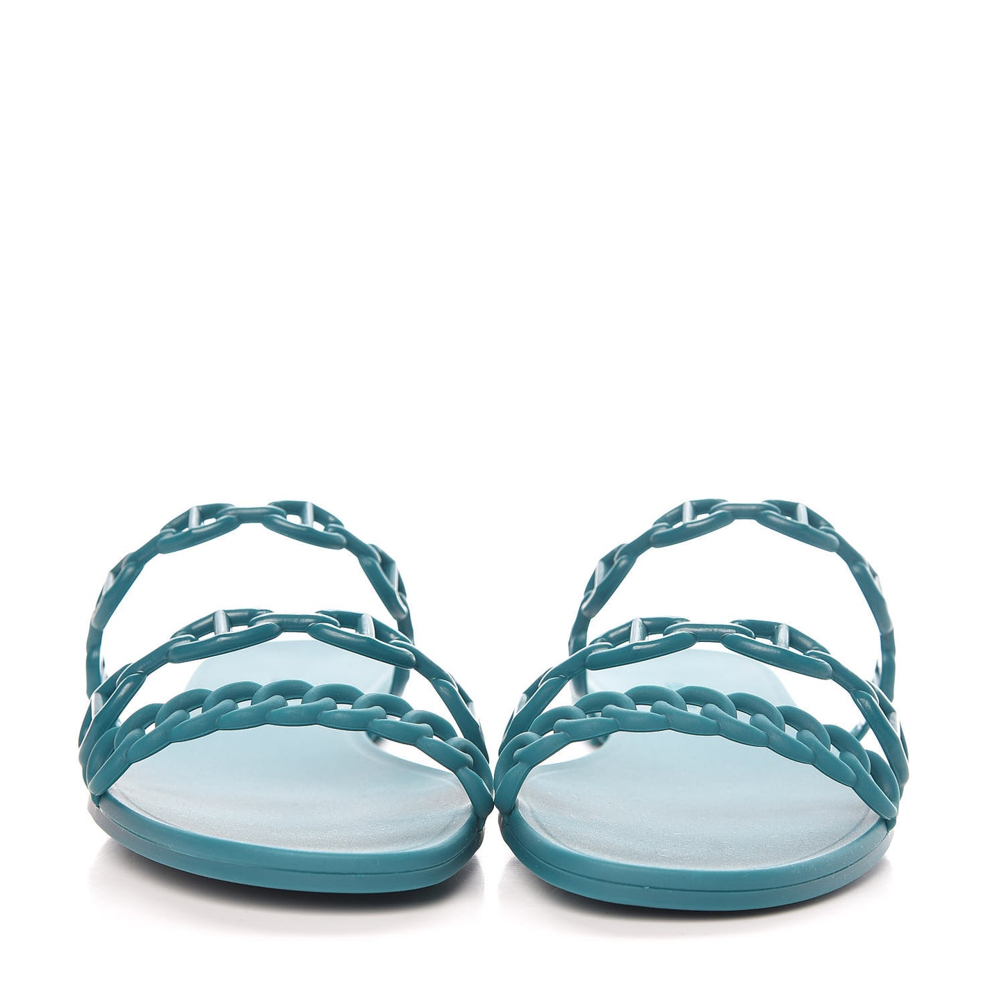 Rubber Chaine d'Ancre Rivage Sandals 36 Vert d'Ete