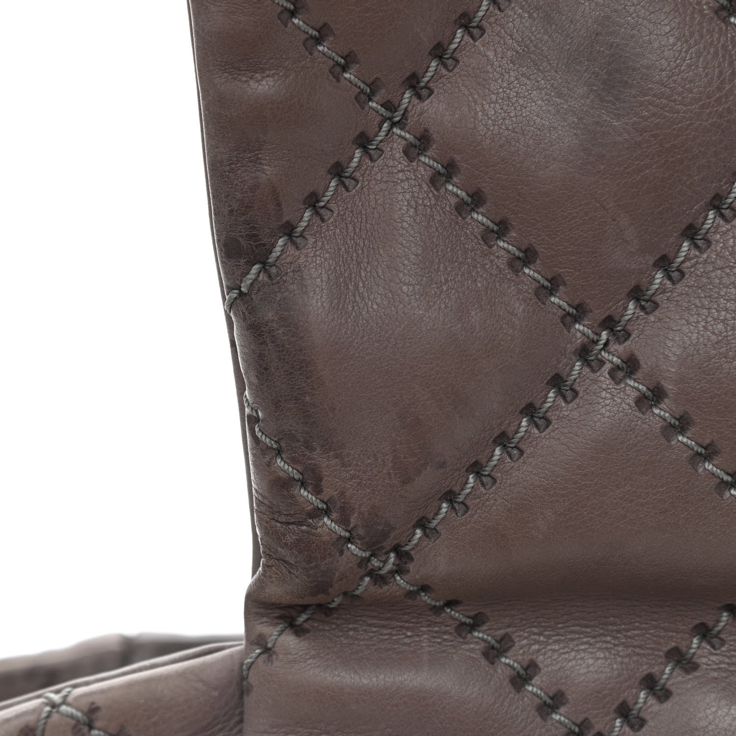 Chanel Calfskin Quilted Retro Chain Flap Grey 16 of 16