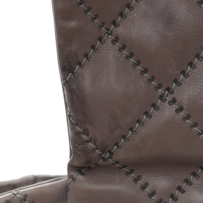 Chanel Calfskin Quilted Retro Chain Flap Grey 16 of 16
