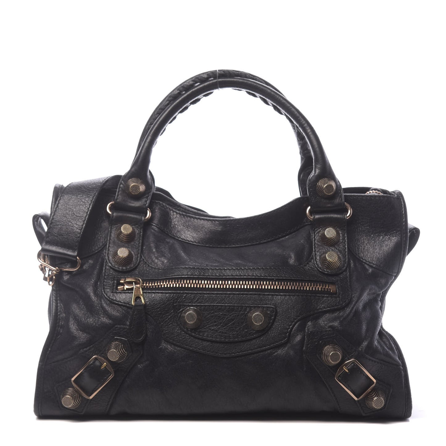 Agneau Giant 21 Rose Gold Hardware City Black