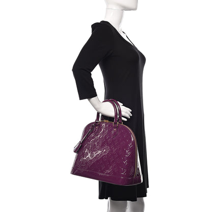 Louis Vuitton Vernis Alma MM Amethyste 2 of 9