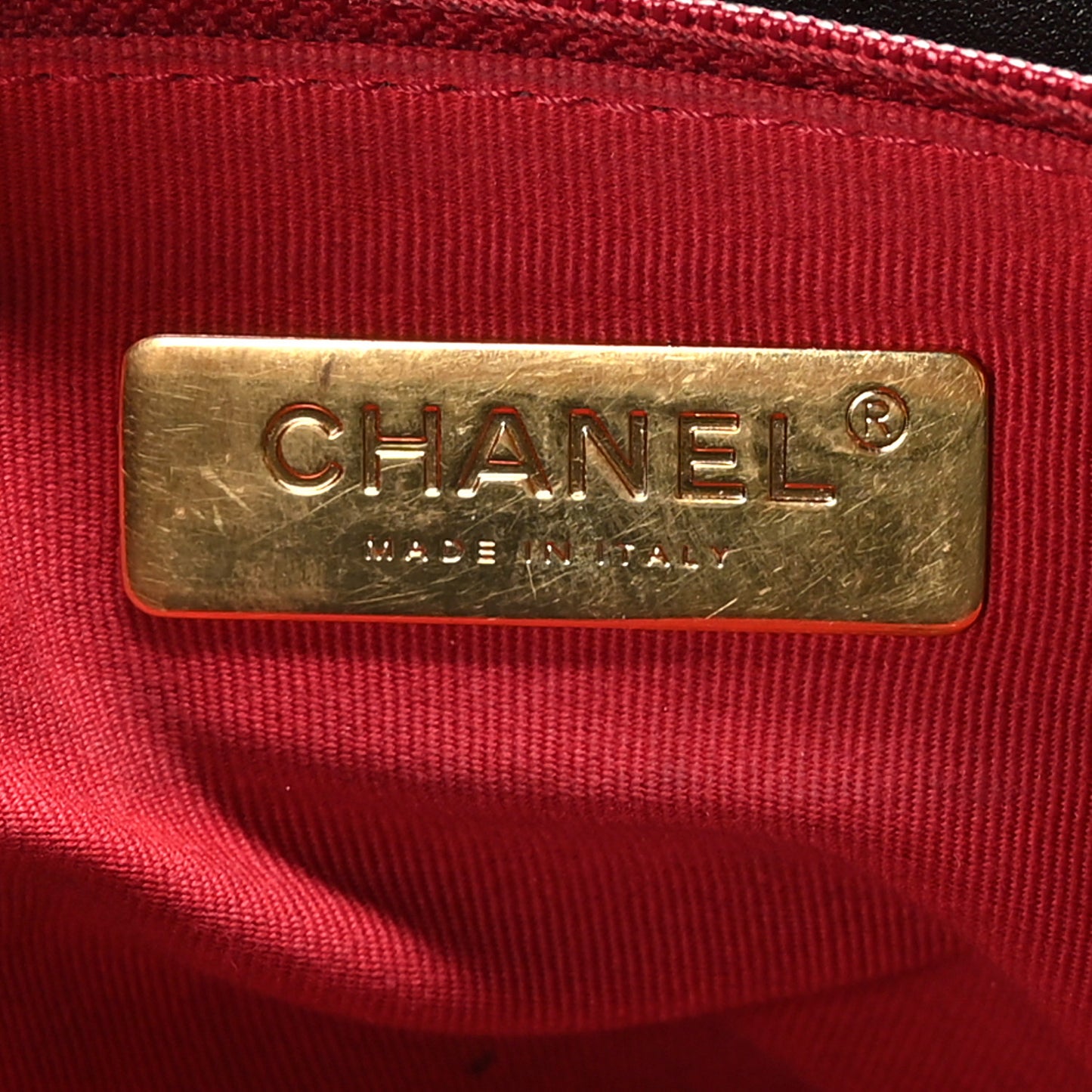 Lambskin Quilted Large Chanel 19 Flap Black