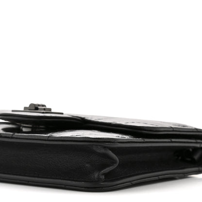 Chanel Aged Calfskin Chevron Quilted Reissue Belt Bag So Black 11 of 11