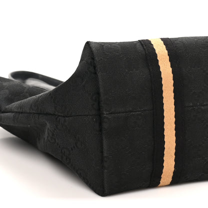 Gucci Monogram Medium Jolicoeur Tote Black 9 of 11