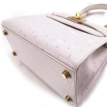 Hermes Ostrich Mini Kelly White 6 of 11
