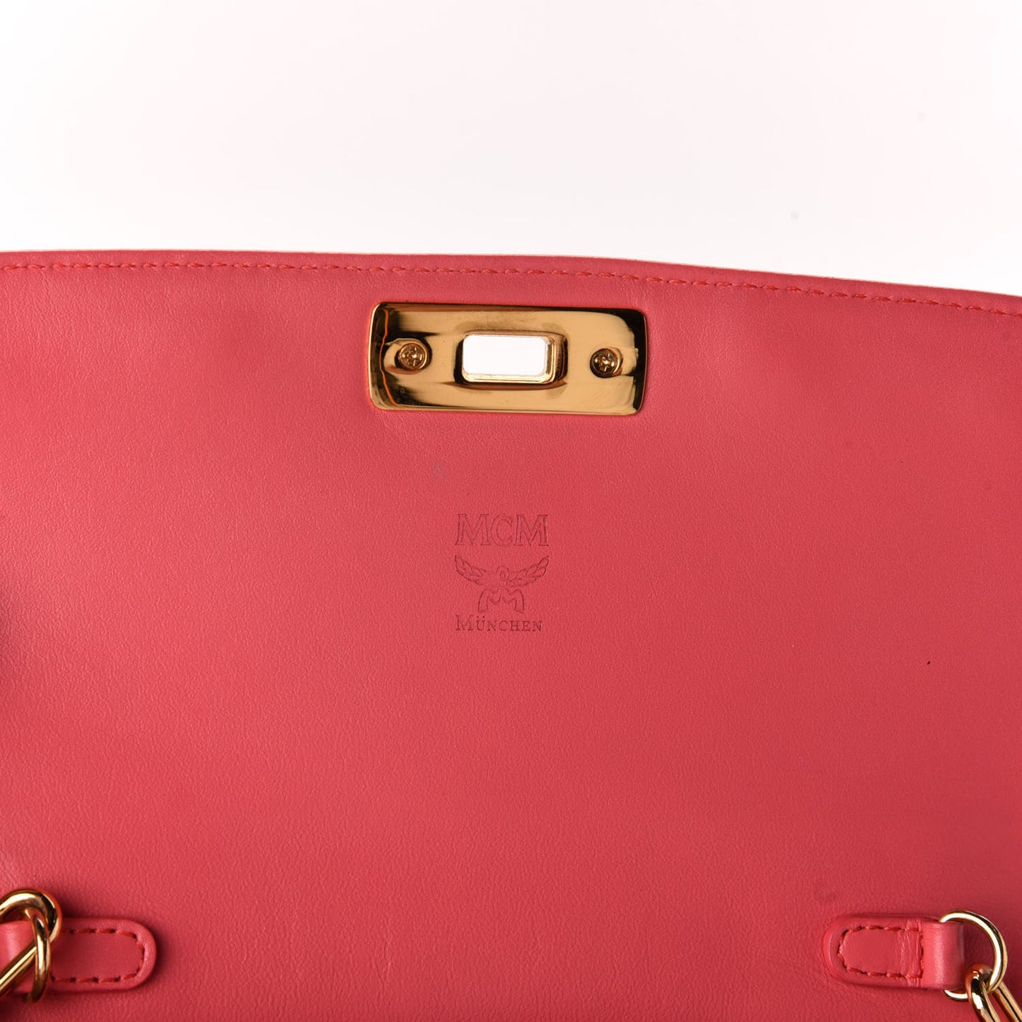 Calfskin Studded Shoulder Bag Pink