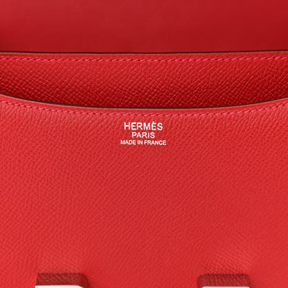 Hermes Epsom Constance 24 Rouge Casaque 5 of 11