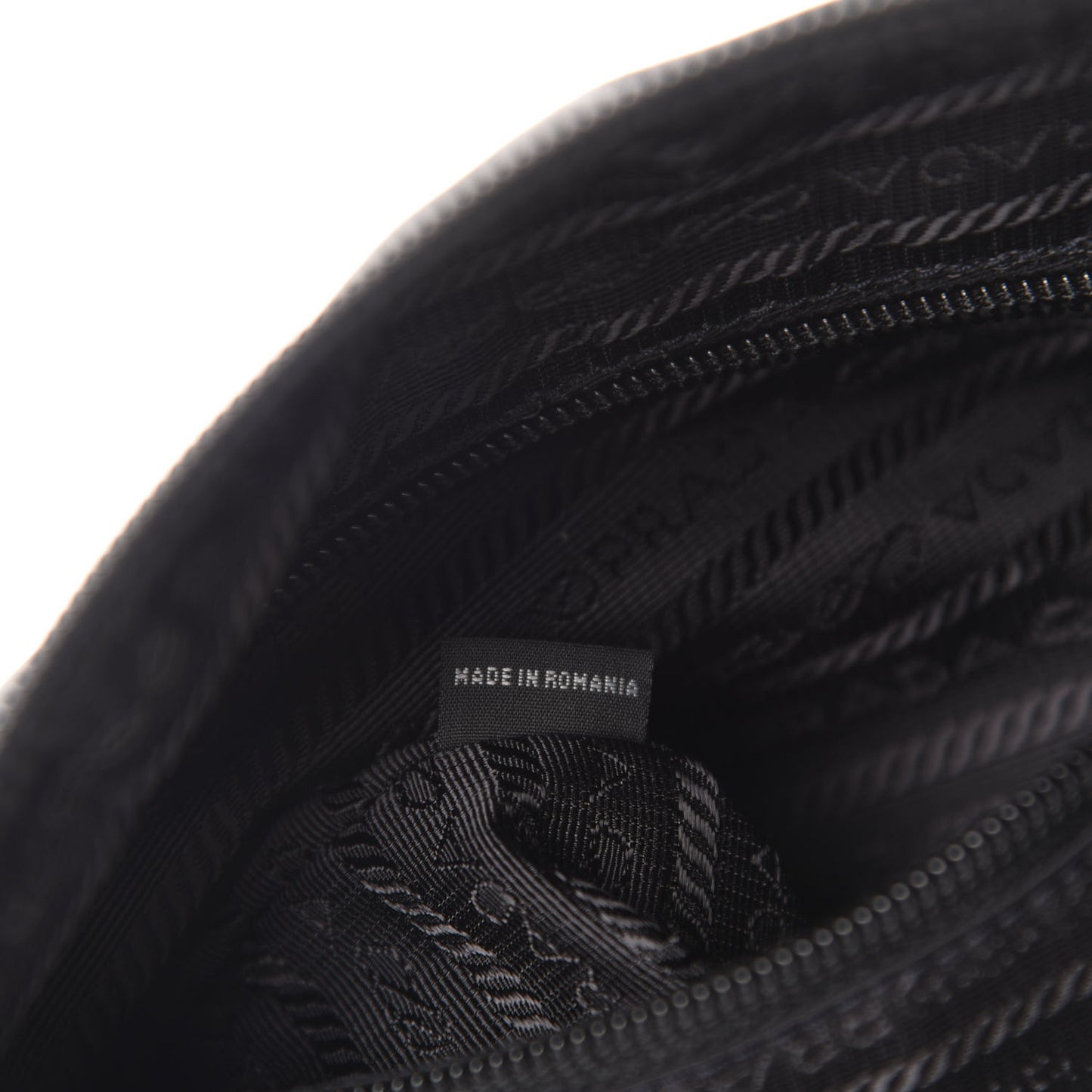 Nylon Vela Flat Messenger Bag Black
