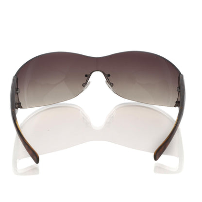 Prada Tortoise Shell Wrap Around Sunglasses SPR 58F 3 of 11