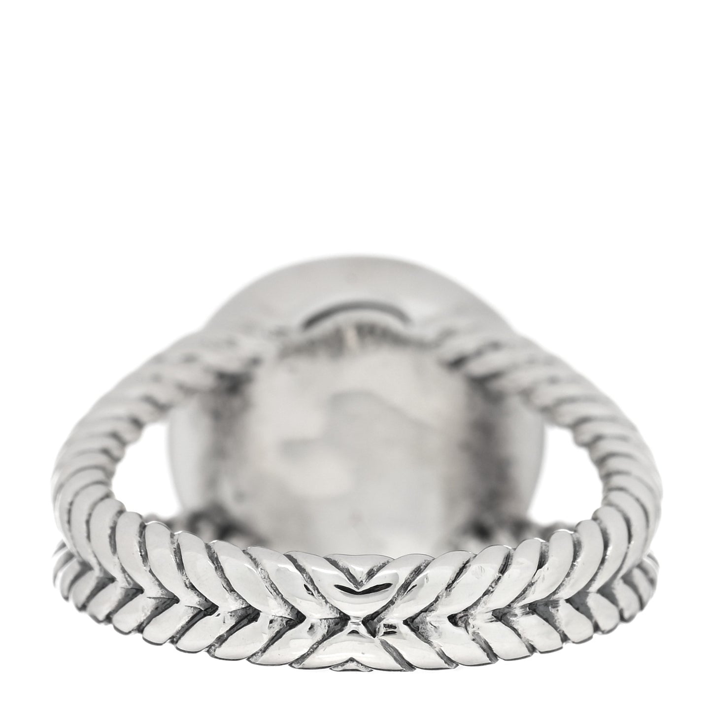 Sterling Silver Diamond Pearl 8mm Petite Cerise Ring 52 6