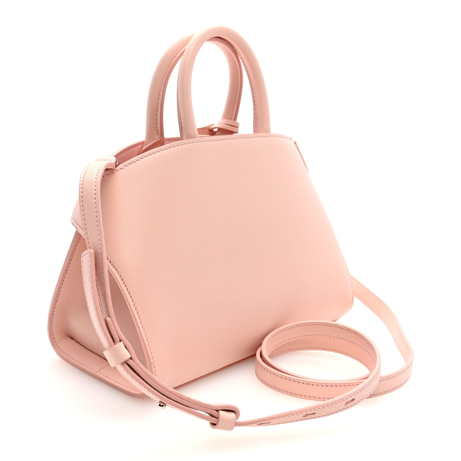 Salvatore Ferragamo Calfskin Mini Hug Bag Nylund Pink 3 of 9