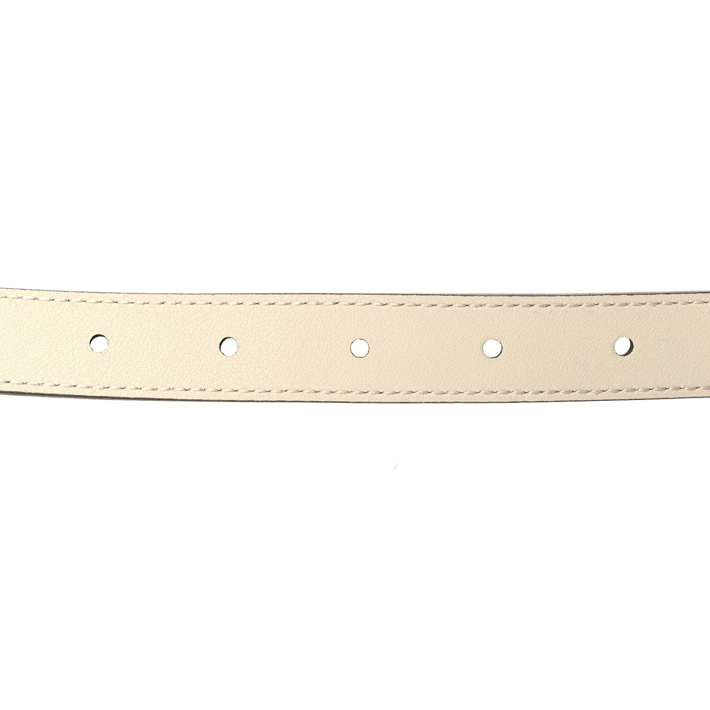 Calfskin Double G 20mm Belt 75 30 Mystic White
