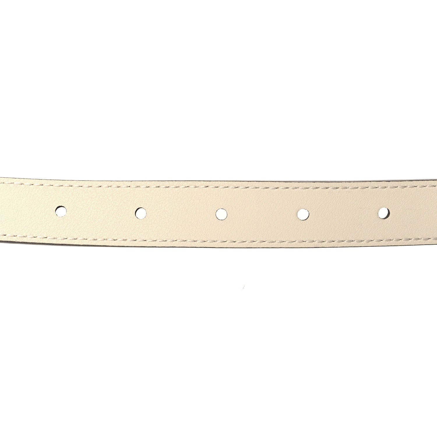 Gucci Calfskin Double G 20mm Belt 75 30 Mystic White 3 of 6