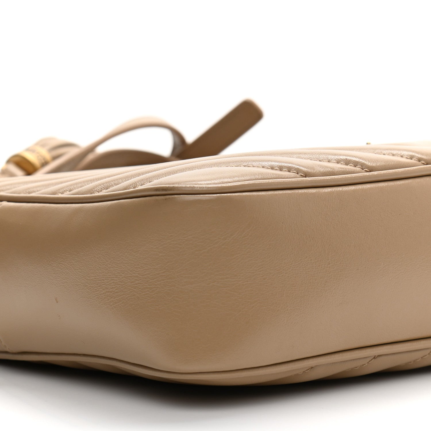 Saint Laurent Calfskin Matelasse Monogram Lou Camera Bag Dark Latte 9 of 13