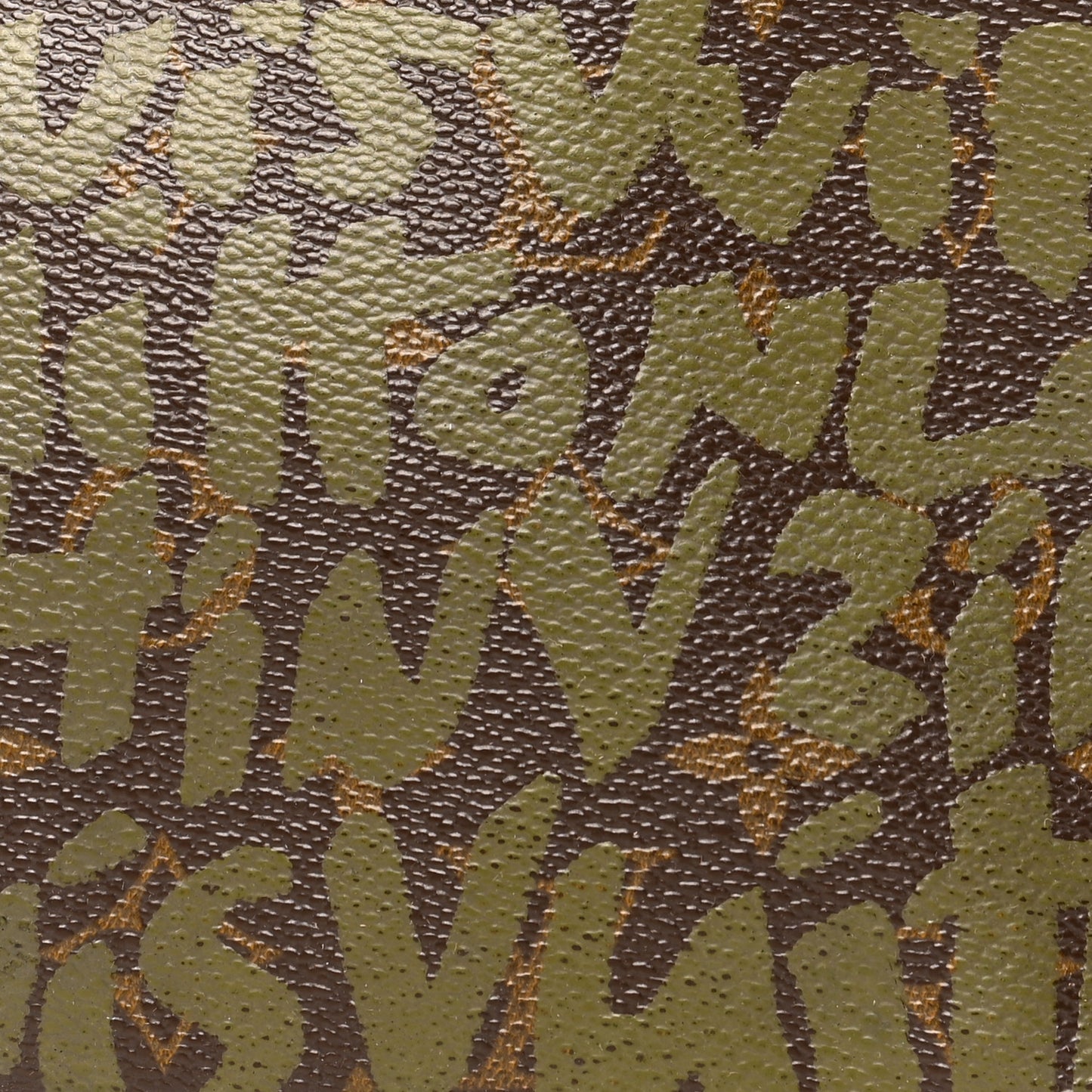 Monogram Graffiti Pochette Accessories Kaki