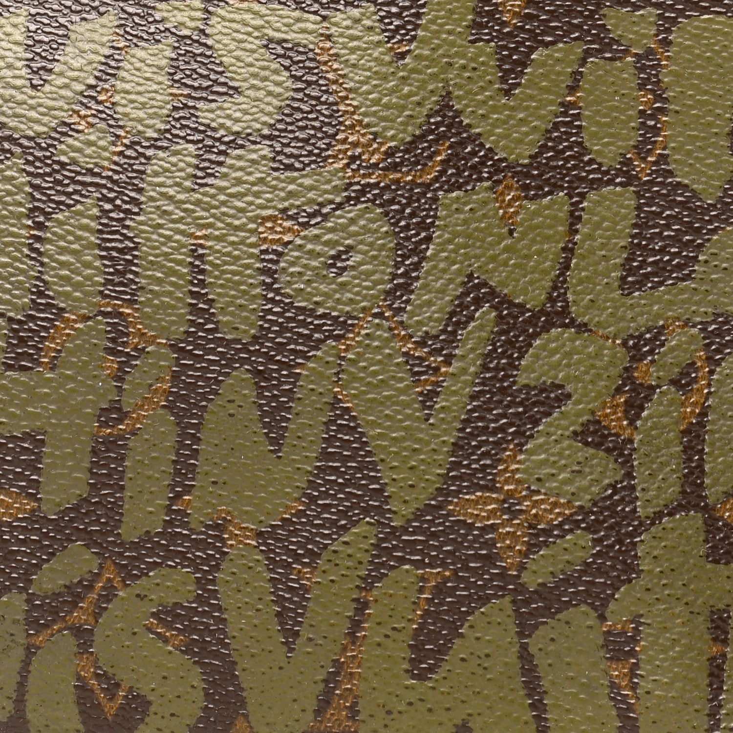 Louis Vuitton Monogram Graffiti Pochette Accessories Kaki 8 of 10