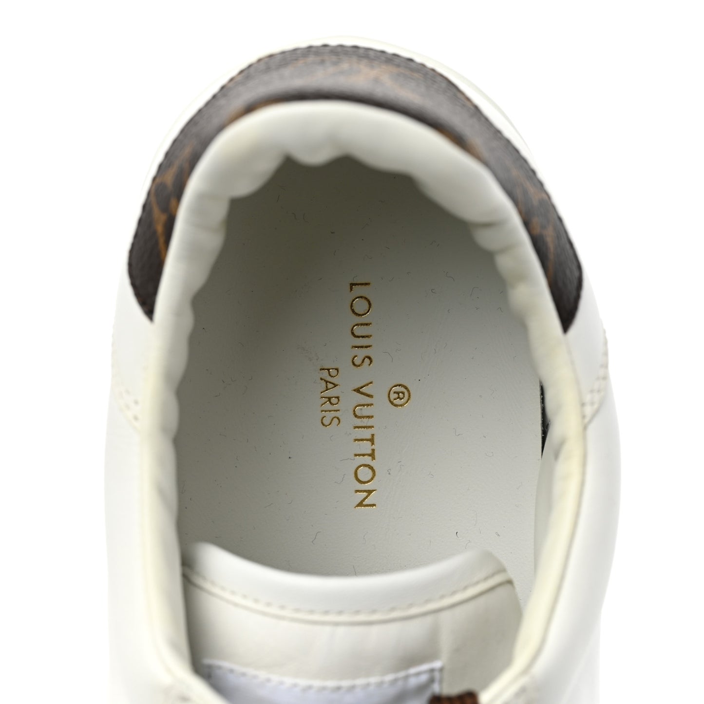 Calfskin Monogram Mens Rivoli Sneakers 8 White