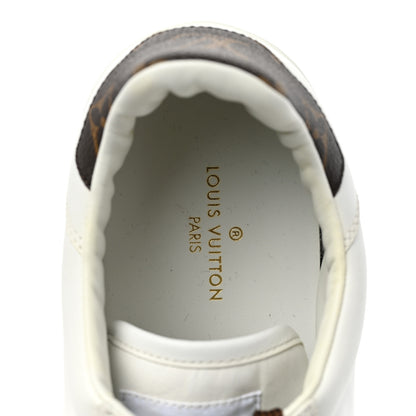 Louis Vuitton Calfskin Monogram Mens Rivoli Sneakers 8 White 7 of 10