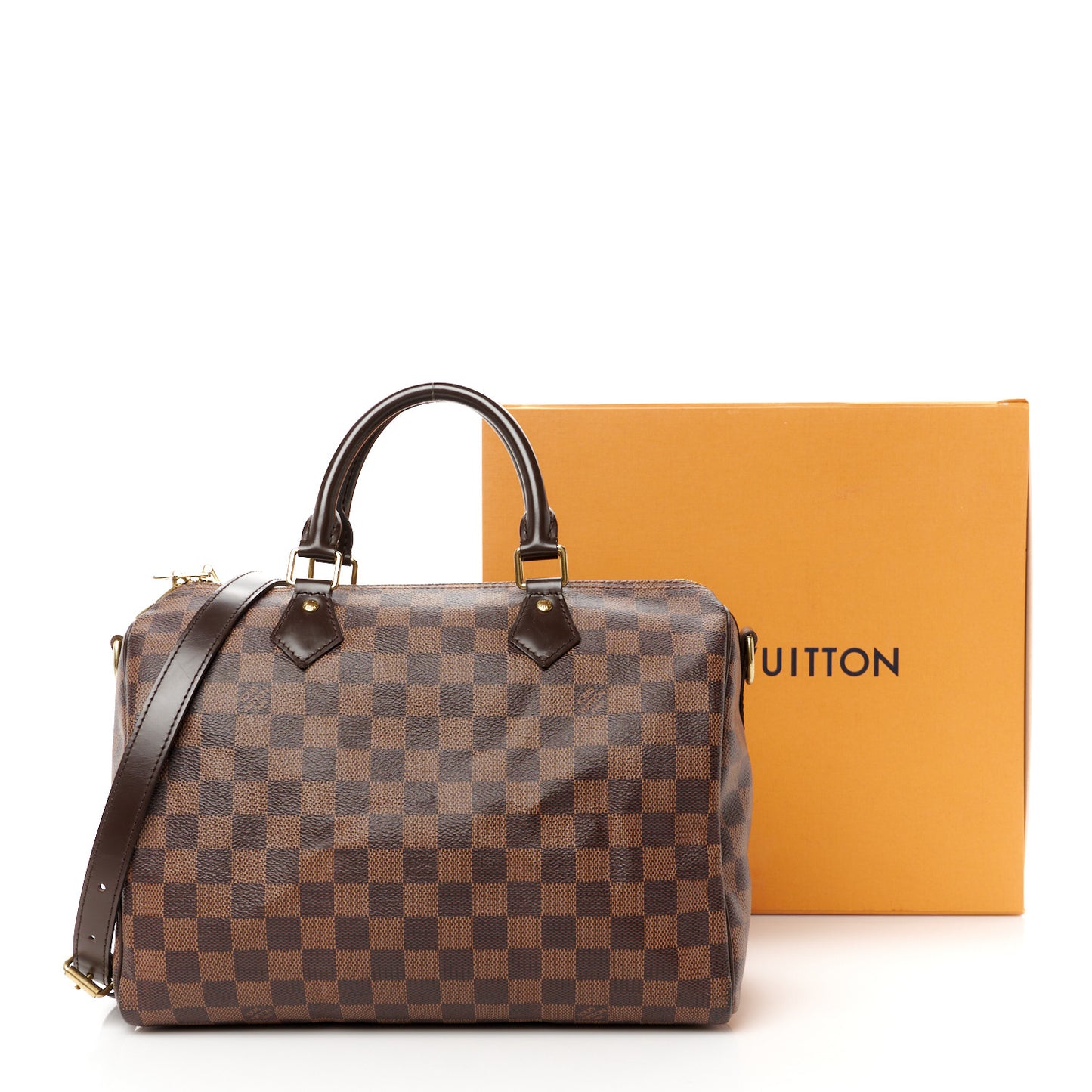 Damier Ebene Speedy Bandouliere 30